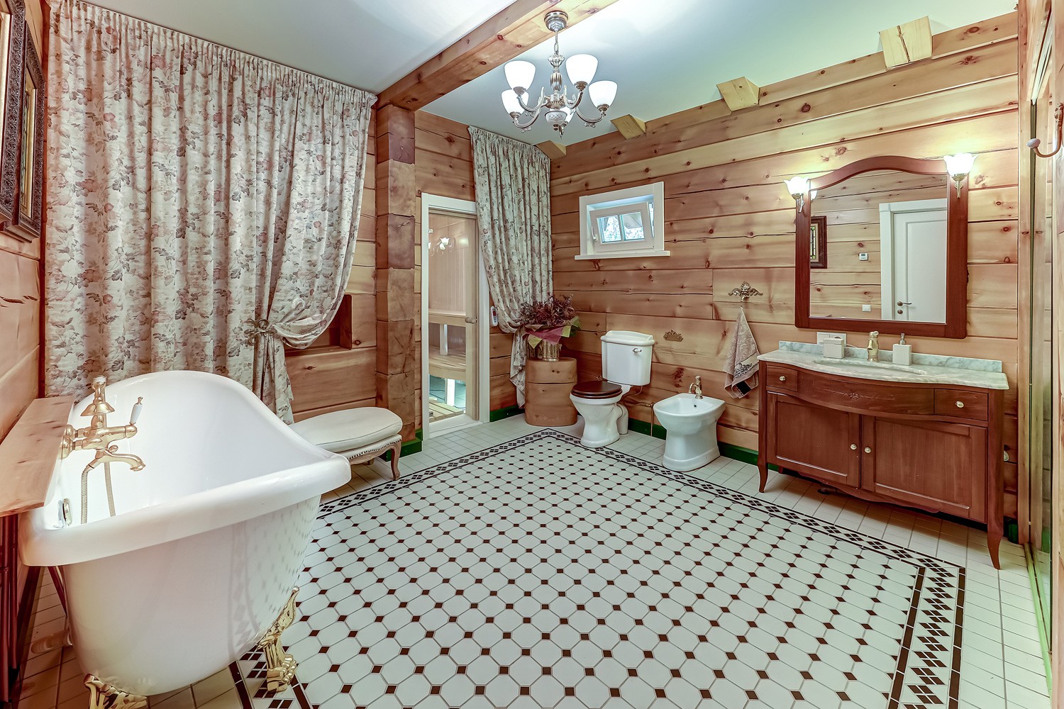 Ванная комната при мастер спальне