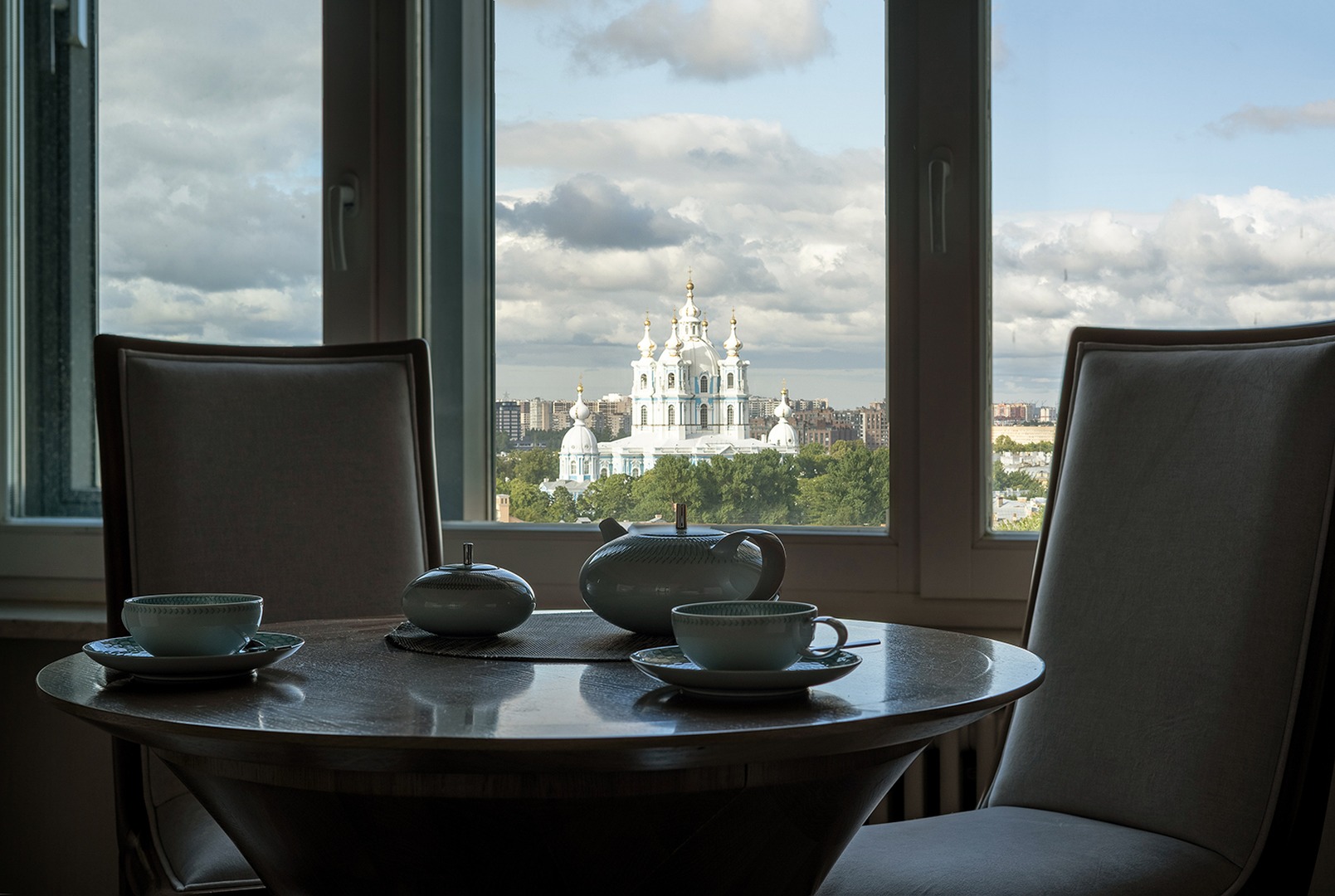 «Резиденция на Суворовском» – пентхаус в стиле неоклассика с видом на Смольный, pic-1